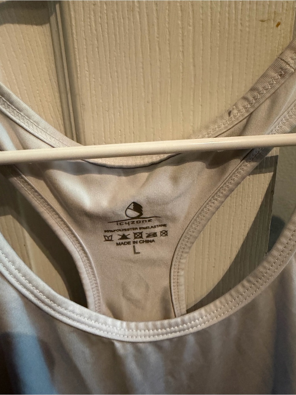 Lightweight White Racerback Tank Top — Performance Staple - Picture 2 of 3